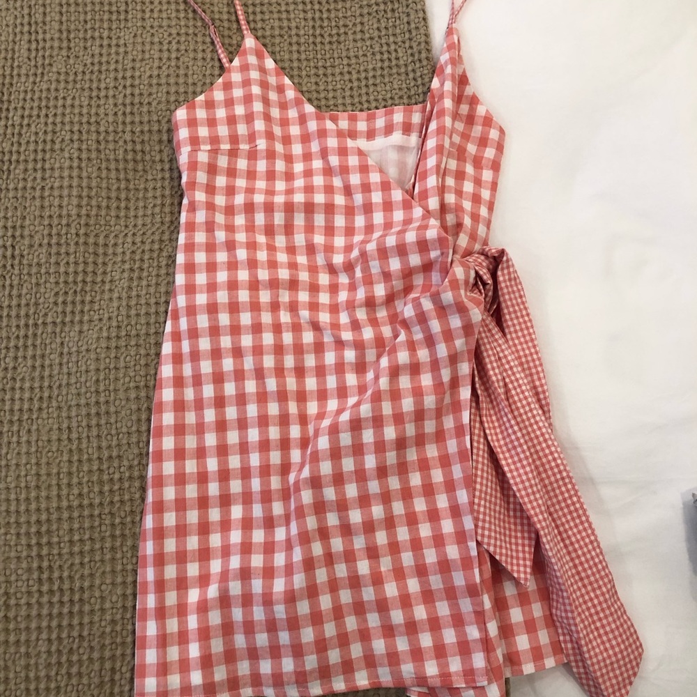 Gingham Tie dress